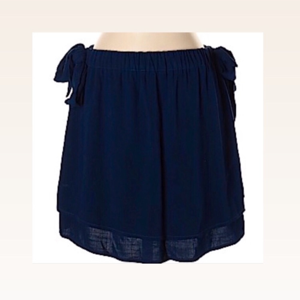 REVOLVE SPLENDID side tie navy blue skirt